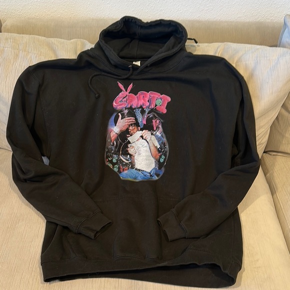 Playboi Carti Black Graphic Hoodie - Picture 1 of 5